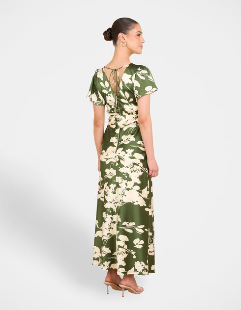 Fuji Satin Maxi Dress